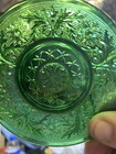 Vintage Anchor Hocking Forest Green Sandwich Glass Saucer/Liner — photo 4
