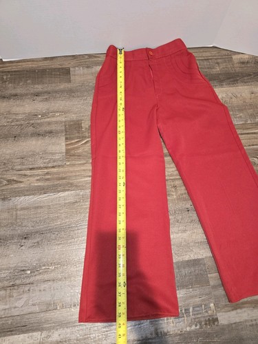 Vintage 60’s-70s K Mart Red Women’s Pants 100% Polyester.                     #9 - Picture 4 of 17