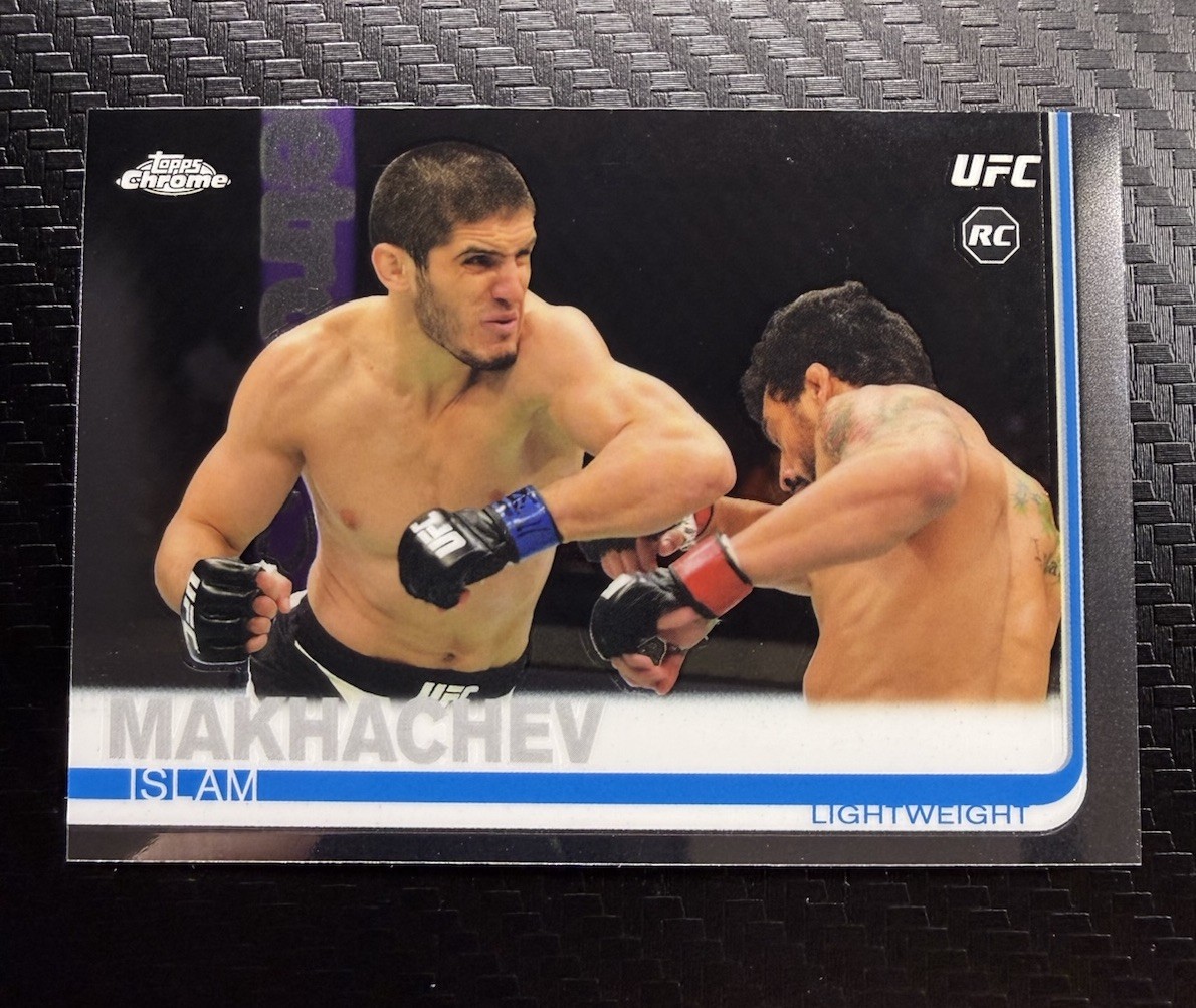 2019 Topps Chrome UFC Islam Makhachev Rookie Card #92 MMA