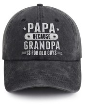 Grandpa Gifts for Men, Best Dad Ever Hat, Funny Papa Baseball Cap, Fathers Da...