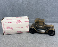 1915 Chevrolet Roadster Metal Piggy Bank Banthrico Classic Antique Autos NIB