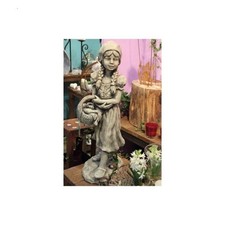 ROTKÄPPCHEN Gebrüder Grimm Gartendeko Steinfigur Skulptur Steinguss Märchenfigur