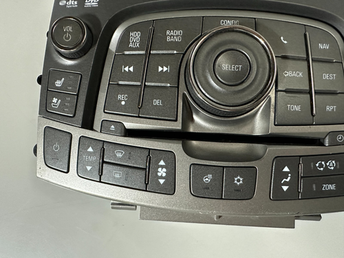 2010-2012 Buick Lacrosse CD Player Heater AC Climate Control Panel 20843243 - Picture 3 of 11