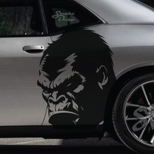 2x Fierce Gorilla Vehicle Graphic Side Decal ...