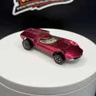 Vintage Hot Wheels Redline Turbofire Rose Red W/ White Interior - Beautiful Car!