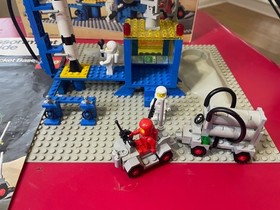 LEGO VINTAGE SPACE 483 - ALPHA-1 ROCKET BASE - COMPLETE WITH BOX INSTR INSERTS