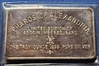 A 1973 Mount Everest Mint Pharos of Alexandria MEM-54 Silver Art Bar
