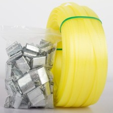Poly Strap, Polypropylene Strapping, 320' Length, 1/2" Width, 330 lbs. Yellow 
