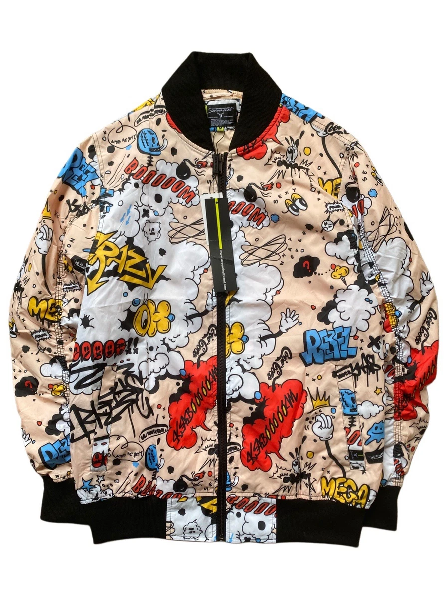 Graffiti Jacket In Men's Coats & Jackets for sale | eBay