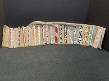 Vintage American Encaustic Tile Co. Pencil -Sizzle -Border -Sample Display Tiles