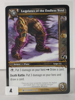 Legplates of the Endless Void - Icecrown - 176/220 - Wow TCG