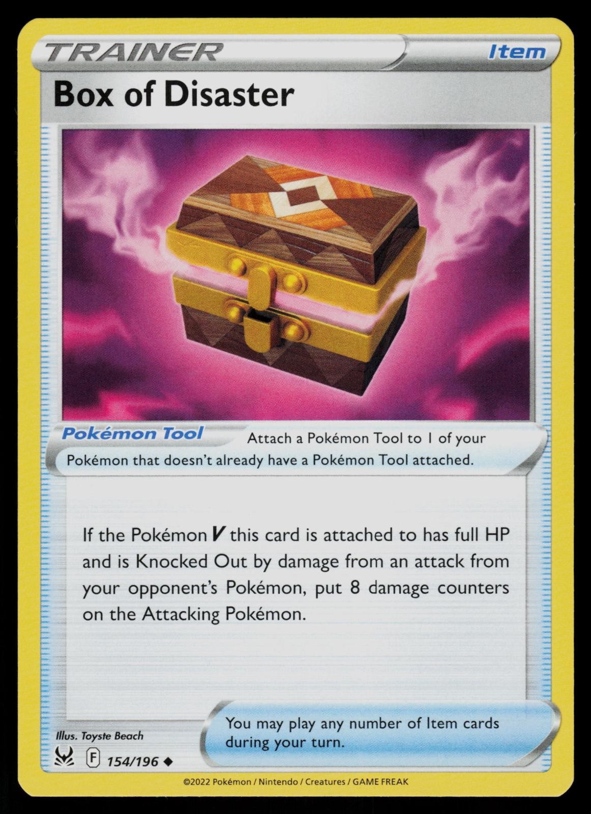 Box of Disaster 154/196 Uncommon - Pokemon Lost Origin