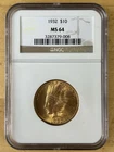 1932 $10 Indian Head Gold Eagle NGC MS64