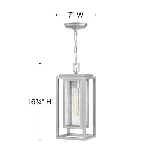 Hinkley Lighting 1002-LL Republic 1 Light 7"W Coastal Elements - Nickel - Picture 4 of 9