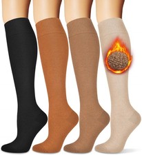 Warm Thermal Boot Socks for Women - Knee High, Winter, Running, Hiking, Gifts...