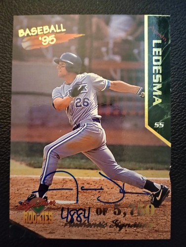 1995 Signature Rookies Aaron Ledesma Autogramm Mets /5750