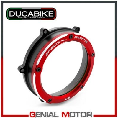 Deckel Kupplung Schwarz-Rot CCV401DA Ducabike Ducati Panigale V4 S 2018 > 2019