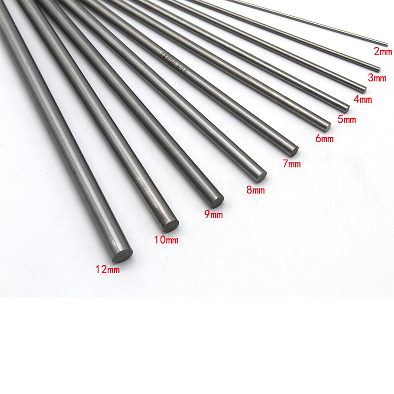 200mm300mm Silver Steel Ground Shaft Bar Diameter 2mm 12mm Round