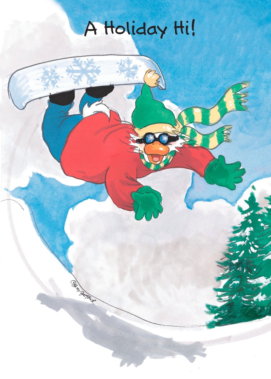 Suzy's Zoo Christmas Greeting Card 4pack 10930 A Holiday Hi! eBay