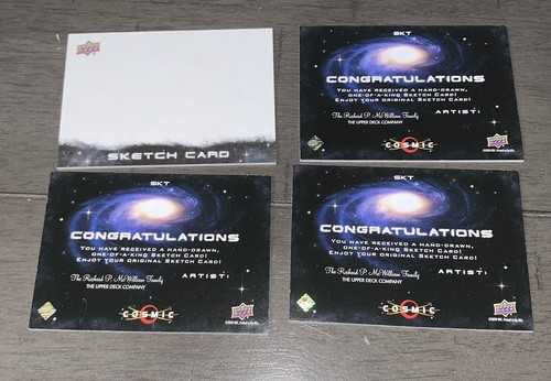 G2 1-‘20 UPPER DECK SKT COSMIC NO-AP BLANK TRADING ORIGINAL SKETCH CARDS 1/1 - Bild 8 von 23