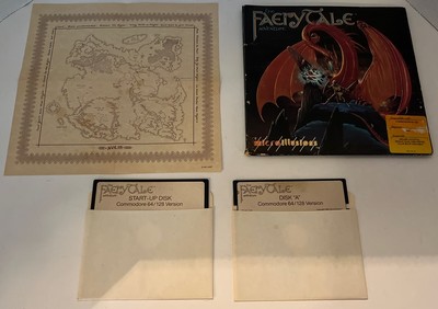 COMMODORE 64 C64 *** THE FAERY TALE ADVENTURE * 5.25'' DISK * COMPLETE & WORKING
