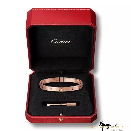 Cartier 18k rose deals gold love bracelet