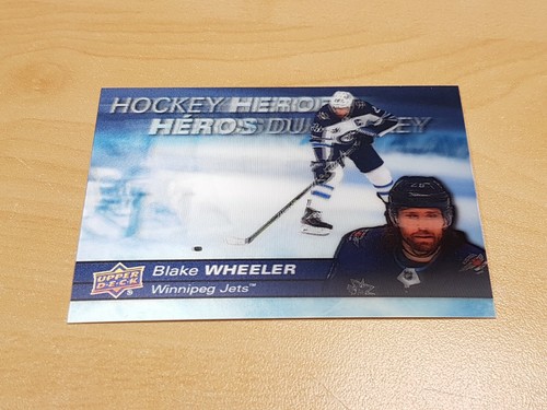 2021-2022 Tim Hortons Upper Deck Blake Wheeler Winnipeg Jets Hockey Heroes H-17 - Picture 3 of 12