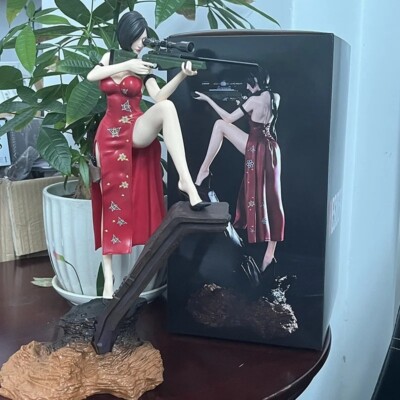 Sexy Anime Ada Wong Resident Evil 34cm COLLECTIBLE STATUE Action Figure 