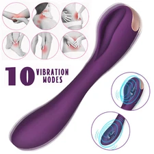Handheld Massager 10 Speed Wand Vibrating Massage Magic Full Body Therapy Motor