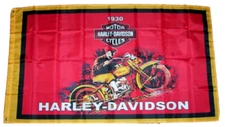 HARLEY DAVIDSON SIGN 3'X5' FLAG BANNER MAN CAVE GARAGE SHOP WALL FAST SHIPPING