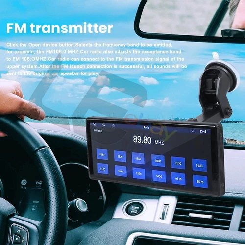 10.26" Zoll Tragbarer Apple CarPlay und Android Auto Wireless Display Autoradio - Bild 4 von 17