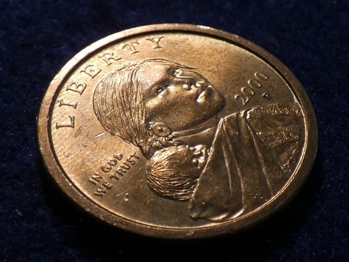 2000-P Sacagawea Dollar "Wounded Eagle" FS-901 Error Coin #3090 - Picture 10 of 15
