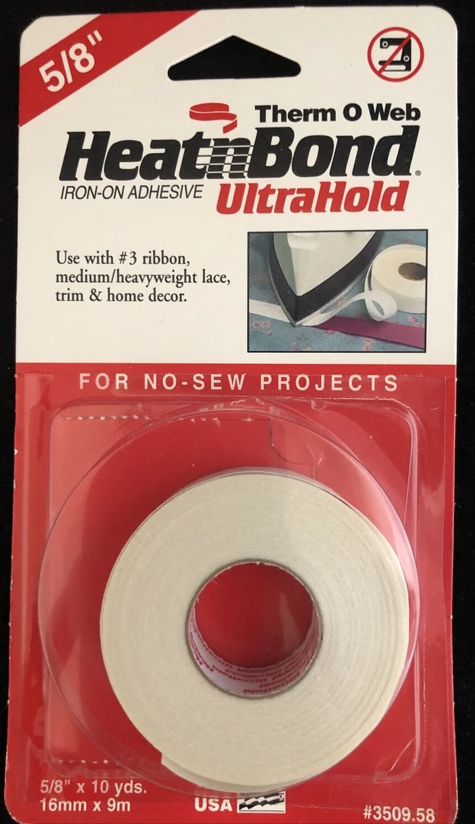 Thermoweb Heat'n Bond Ultra Hold IronOn Adhesive, 5/8InchX10, Heat N