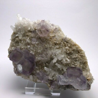 Fluorit Bergkristall Yaogangxian Mine China Quarz Cluster Fluorite Mineral