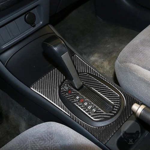 For Honda Civic 2001-2005 Accessories Carbon Fiber Car Interior Gear Panel - Picture 2 of 25