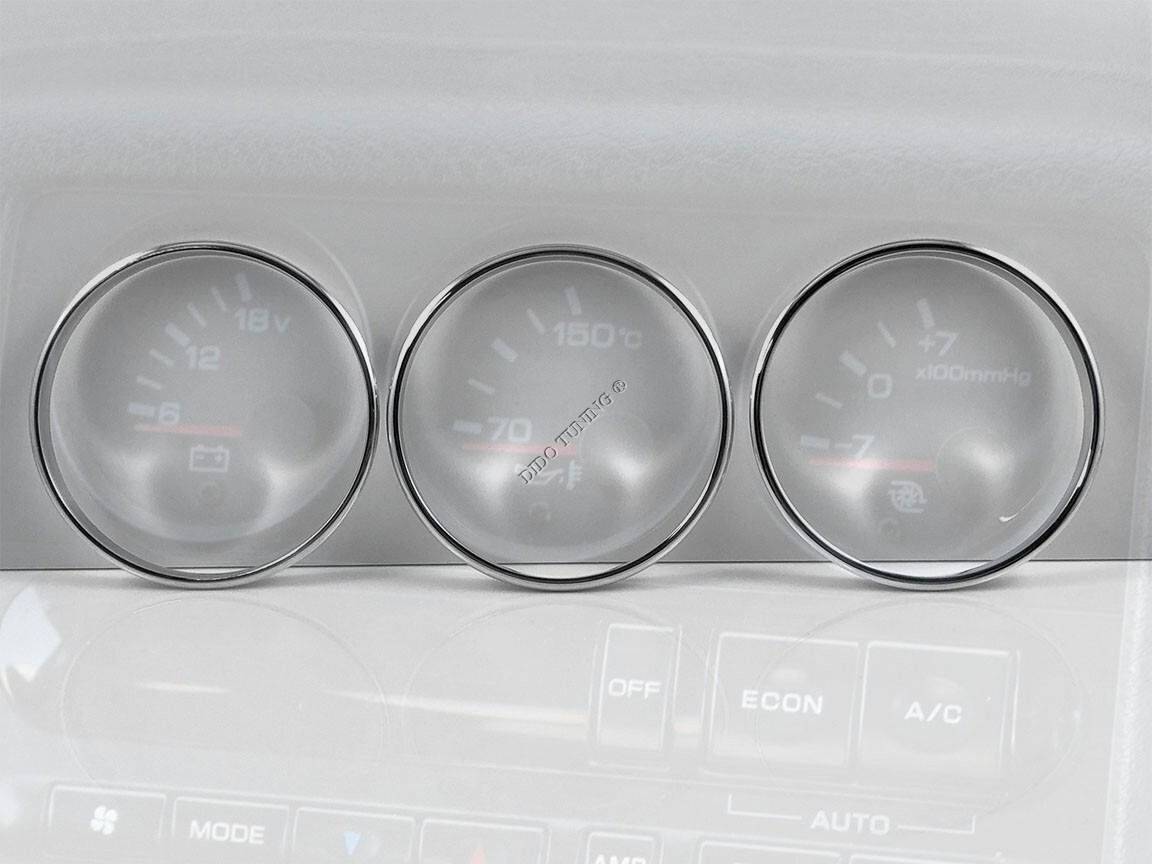 For Nissan Skyline R32 GTS GTS Polished Aluminium Dash trim Gauge