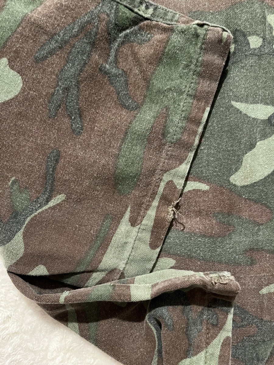 Vintage 70s Camo Pants Hunter Hunting Woodland 34x29 Talon