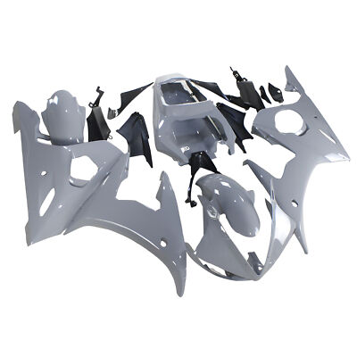 Cement Grey Fairings ABS Plastic Kit for 2003 2004 2005 YZF R6 Yamaha Bodywork