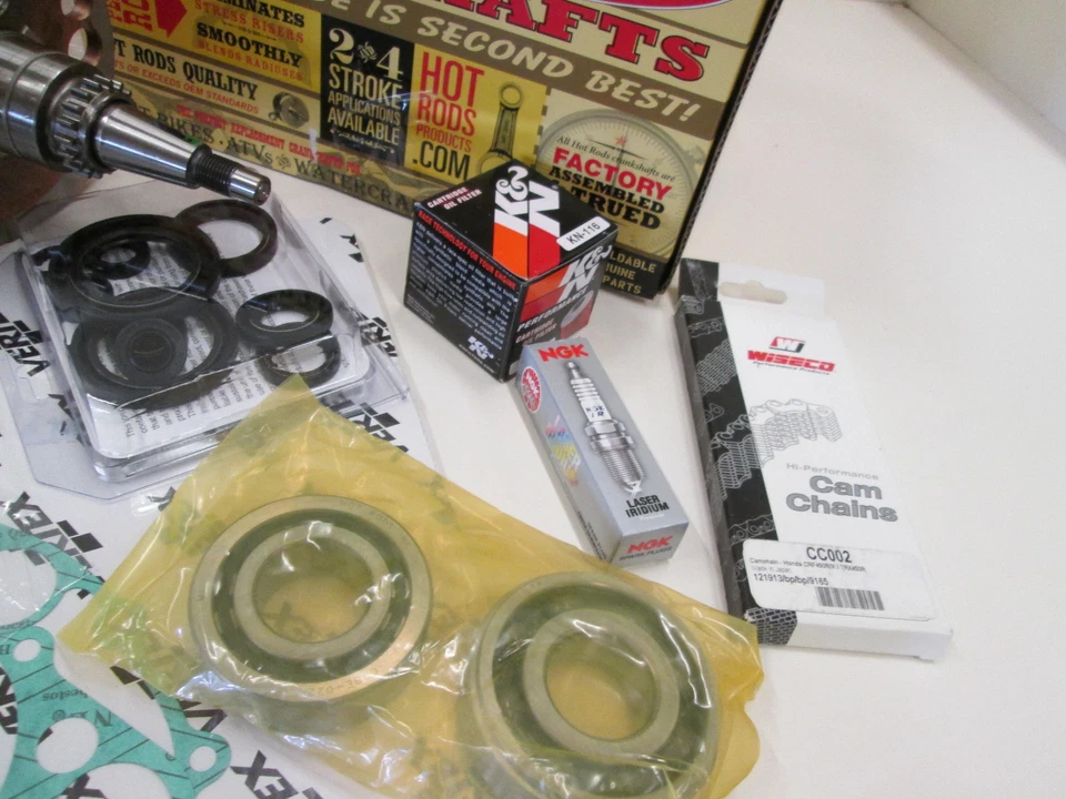 HONDA CRF 450R KIT COMPLETO DE RECONSTRUÇÃO DO MOTOR VIRABREQUIM, PISTÃO 2002-2008 - Imagem 3 de 4