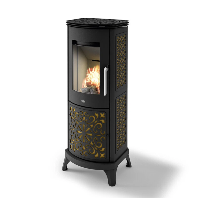 Stufa a legna Eva Calor ALBERTA ermetica 3 combust 8,1 kw  5 STELLE Chiam x scon - Immagine 4 di 4