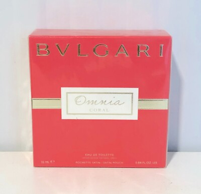 BVLGARI OMNIA CORAL 25ml Eau de Toilette Spray wurde versiegelt original von 2011 WOW