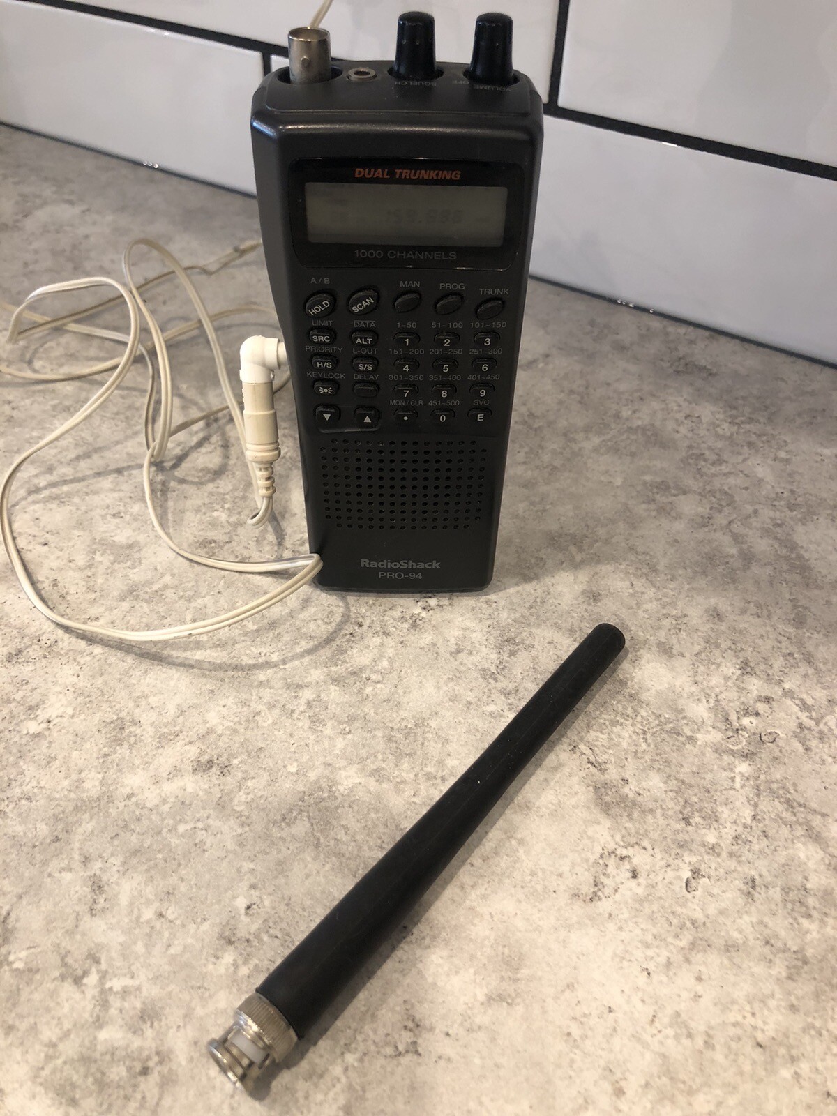 Radio Shack PRO94 1000 Channel Scanner, Dual Trunking, Tested eBay