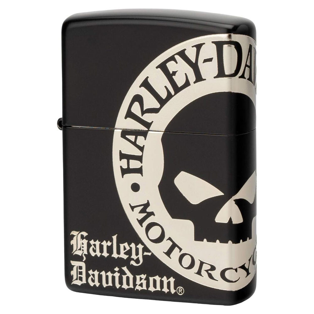 Zippo Harley Davidson Japan Limited Skull Matte Black 4