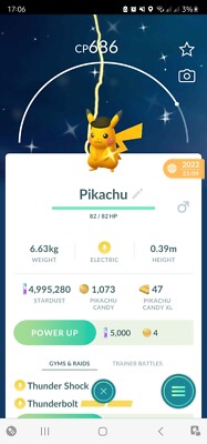 Pokémon Shiny Pikachu Safari Zone Black Hat GO