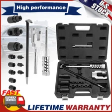 Complete Set Universal Diesel Injector Remover Slide Hammer Puller Extractor Kit