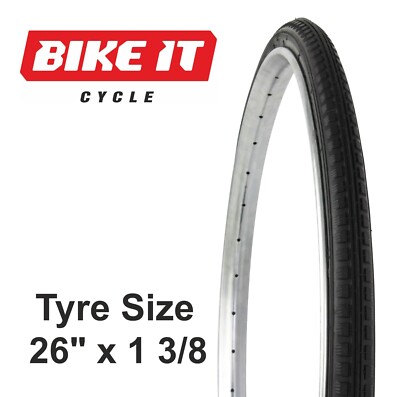 Hycline 26x1 3/8 Bike Tire Set – 2-Pack With Tubes & Levers – Puncture-Resistant Folding Tires For Vintage Bikes - View #11
