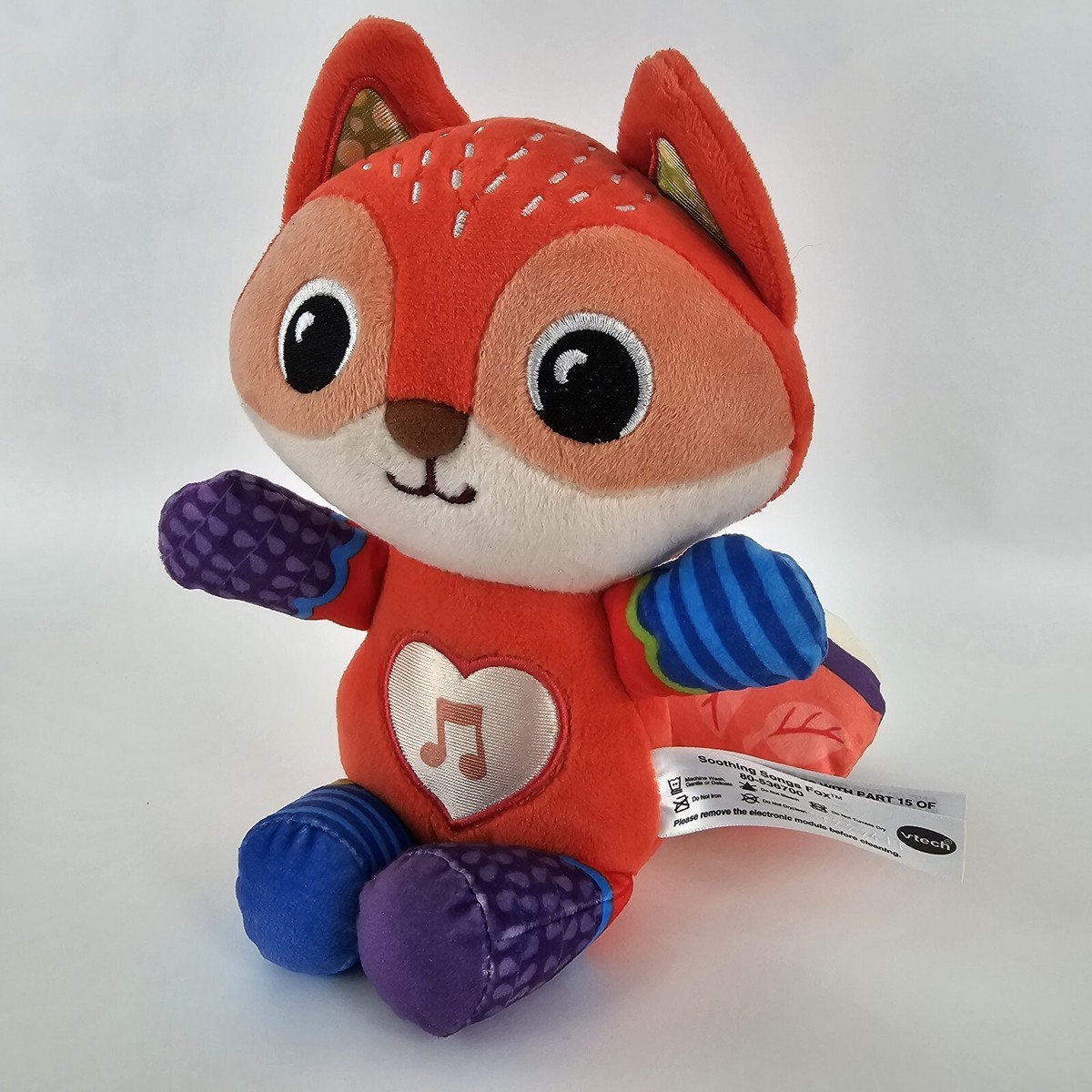 VTech® Soothing Songs Fox™ Cuddly Interactive Musical Toy Works | eBay