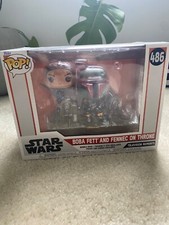 Funko Pop! TV The Mandalorian - Figura Vinilo Boba Fett y Fennec en el Trono