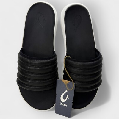 New Komo Slide Sandal Black (Men) OluKai Size 13 $90 OluKai | Shoes | Olukai Komo Slide Sandals Black Mens Size 3  main image 2