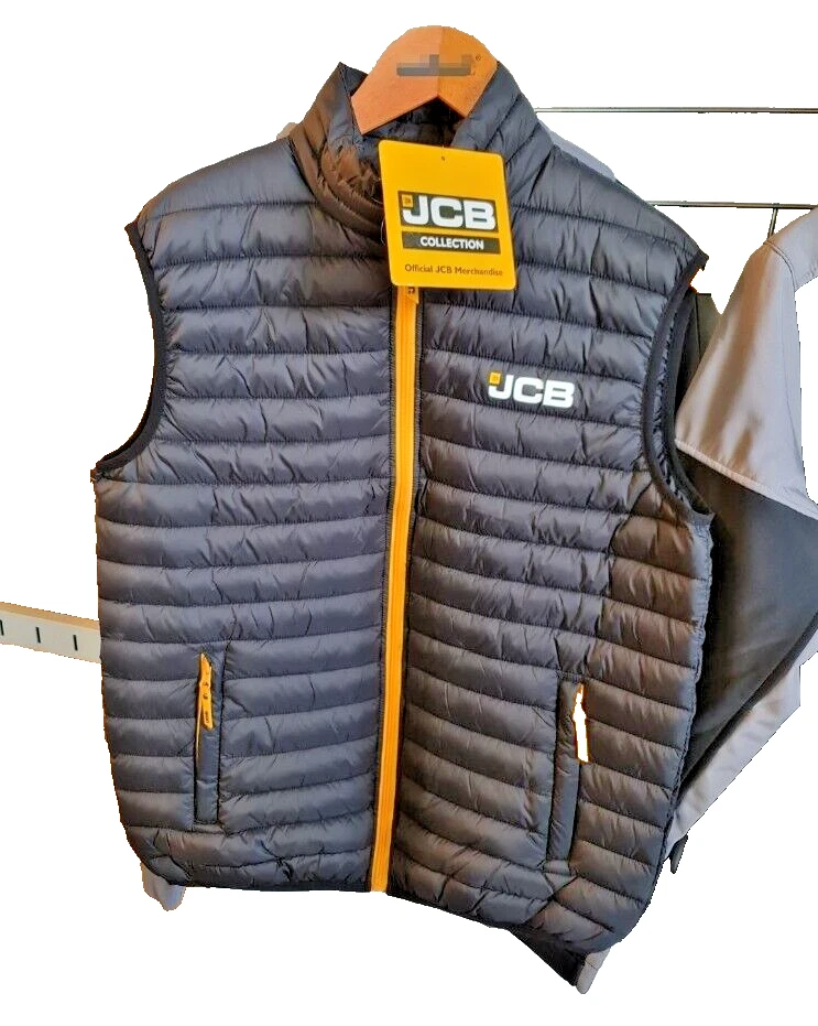 Men s JCB Official 2026M Microlight Gilet Body warmer M XL